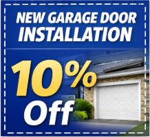Coupon - New Garage Door Installation 10% Off